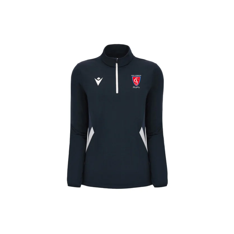 1/4 zip femme