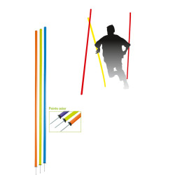Piquet de slalom pointe acier