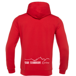 sweat rouge chaîne des puys