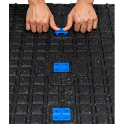 Connect Fitness Tiles – Pure Black – 20 x 1.000 x 1.000 mm