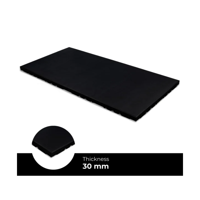 Connect Fitness Tiles – Pure Black – 30 x 500 x 1.000 mm