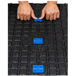 Connect Fitness Tiles – 15% Darkgrey- 30 x 500 x 1.000 mm